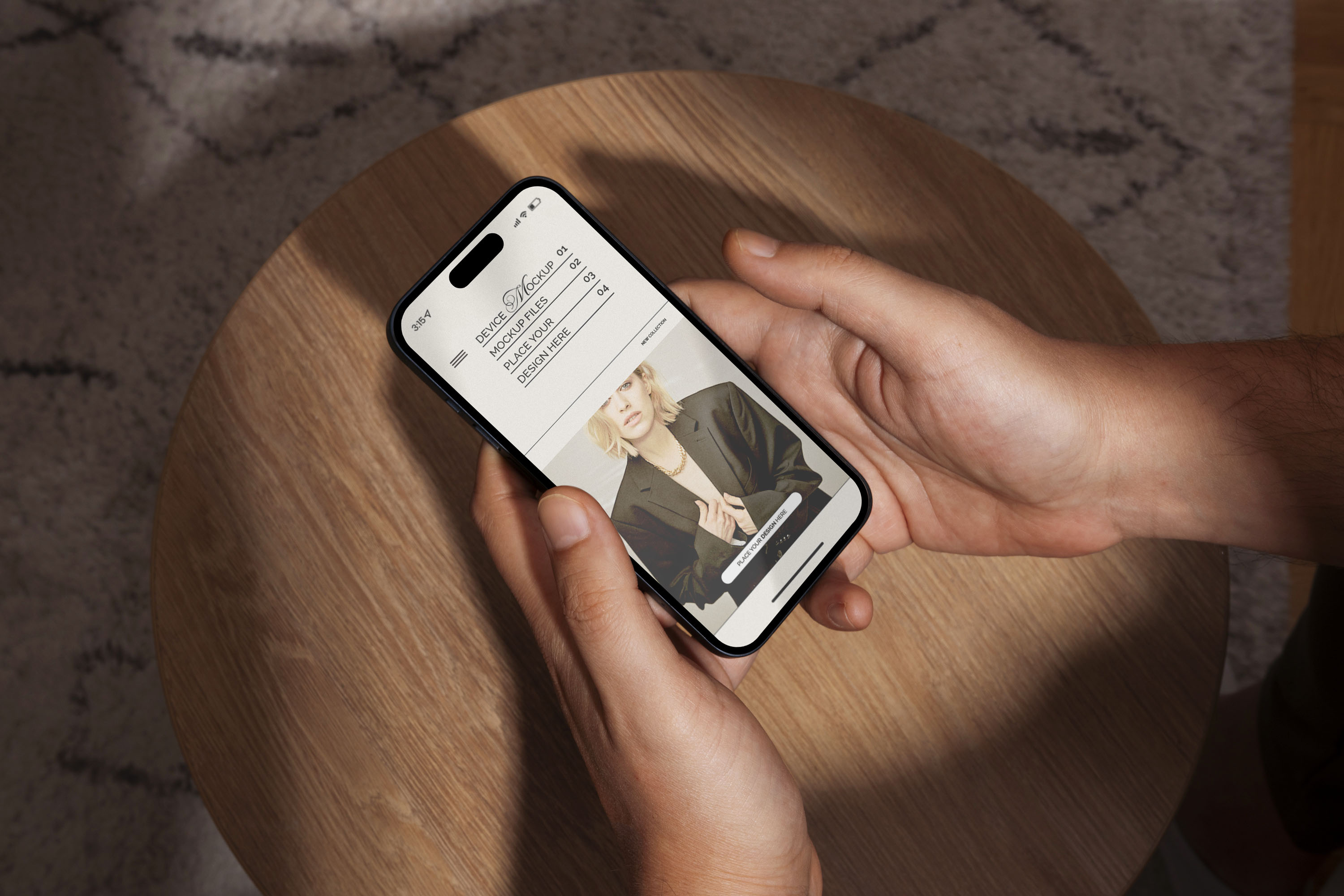 iPhone Parts and Service History menü